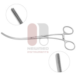 Kocher クランプ鉗子 - 縦方向鋸歯状 | New Med Instruments